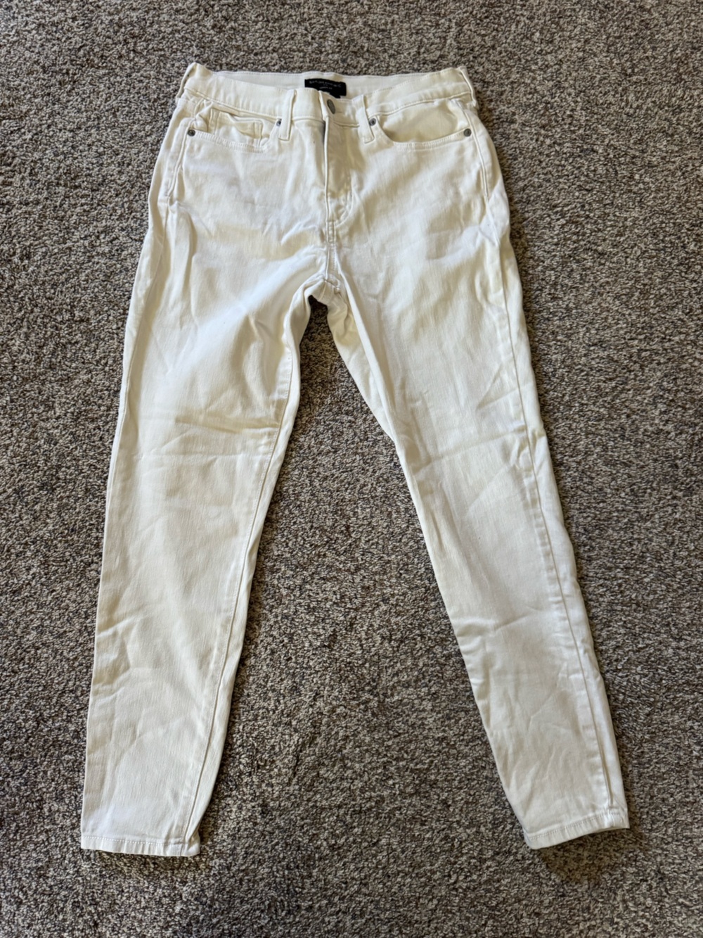 Banana Republic Women's Off-White Skinny Jeans